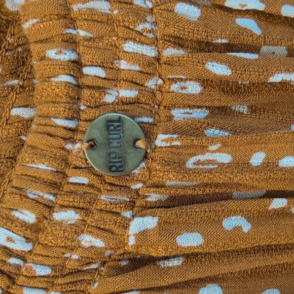 Rip Curl Safari Maxi Dress NWT Size Medium Color Honey - Picture 5 of 12